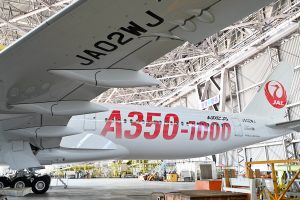JAL（エアバスA350-1000型機）