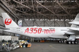 JAL（エアバスA350-1000型機）