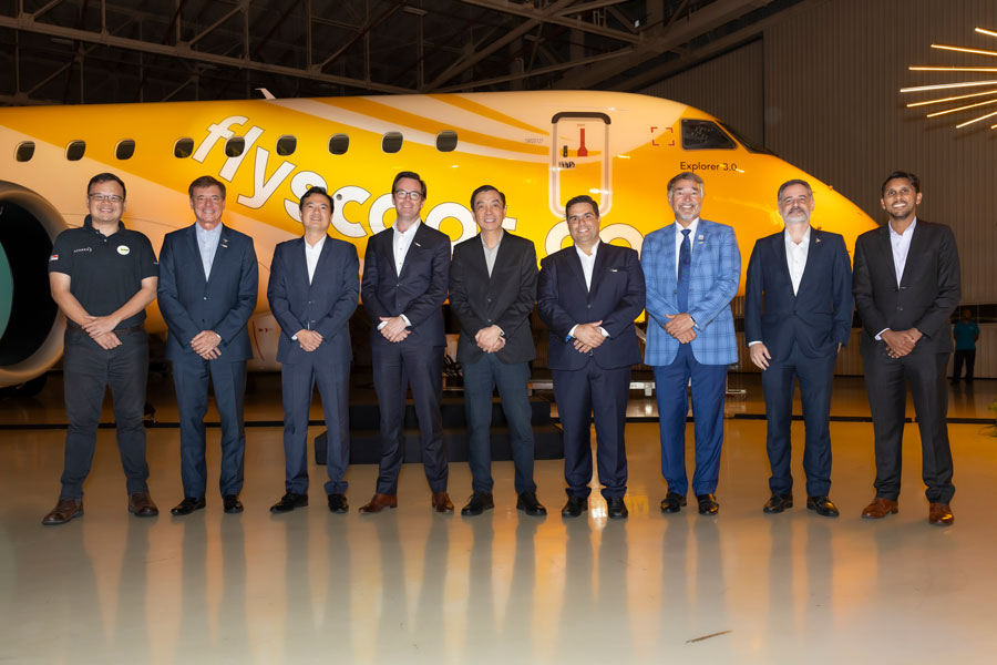Scoot Takes Delivery of Its First Embraer E190-E2 Scoot Takes Delivery of Its First Embraer E190-E2