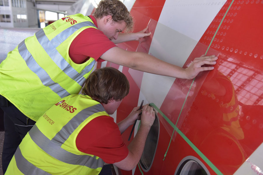 Swiss International Air Lines Completes Application of Shark Skin Film on All Boeing 777 Aircraft
