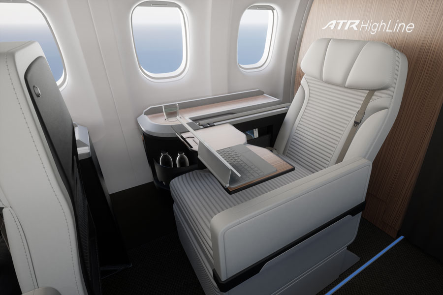 ATR Introduces All-Business Class Cabin Interior Developed by Geven