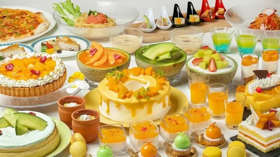 サンシャインシティプリンスホテル　メロン＆マンゴースイーツブッフェ