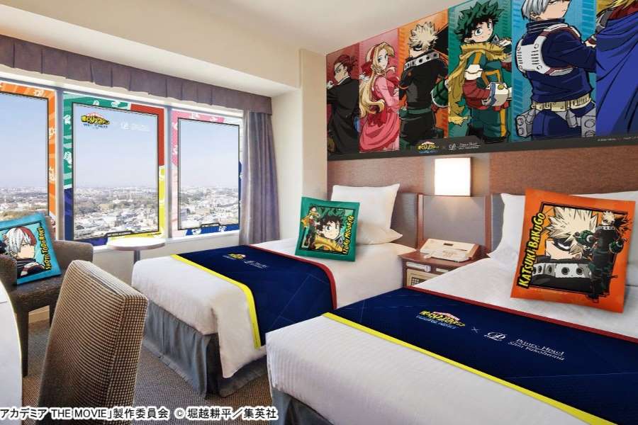 Shin Yokohama Prince Hotel Collaborates with ‘My Hero Academia THE MOVIE: World Heroes’ Mission’ Offering Afternoon Tea and Concept Rooms