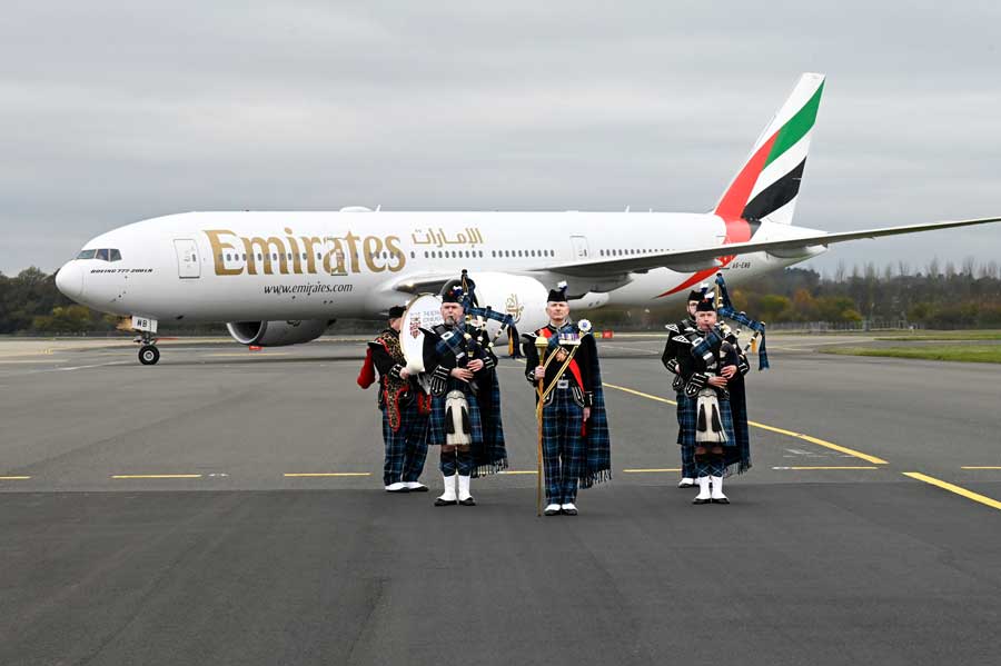 Emirates Resumes Dubai to Edinburgh Route, Initially Operates with 777
