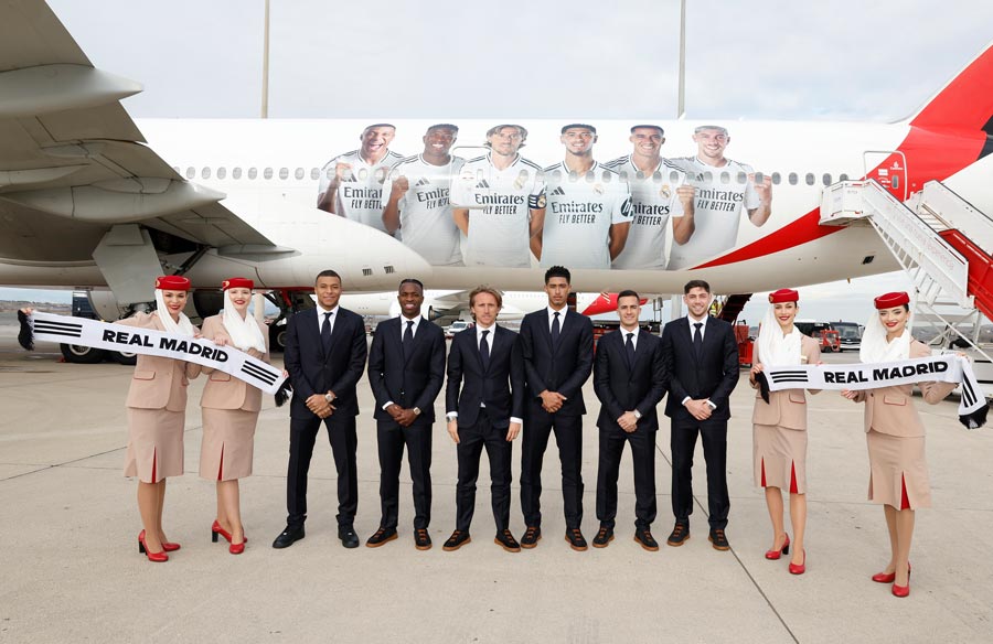 Emirates Unveils a Real Madrid Special Livery Aircraft
