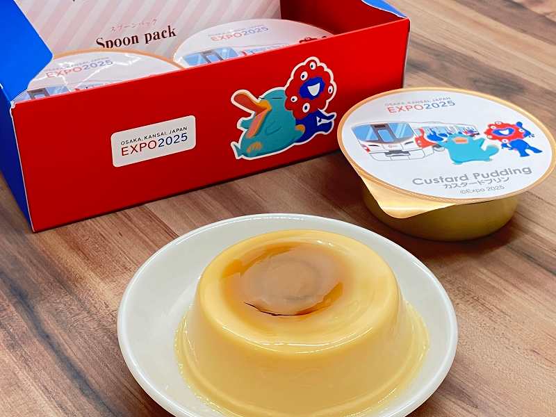 JR West Sells Custard Pudding Featuring ‘Ikotan the Platypus’ and ‘Myakumyaku’
