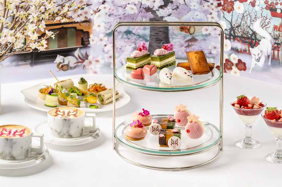 メルキュール東京日比谷、「桜」アフタヌーンティー