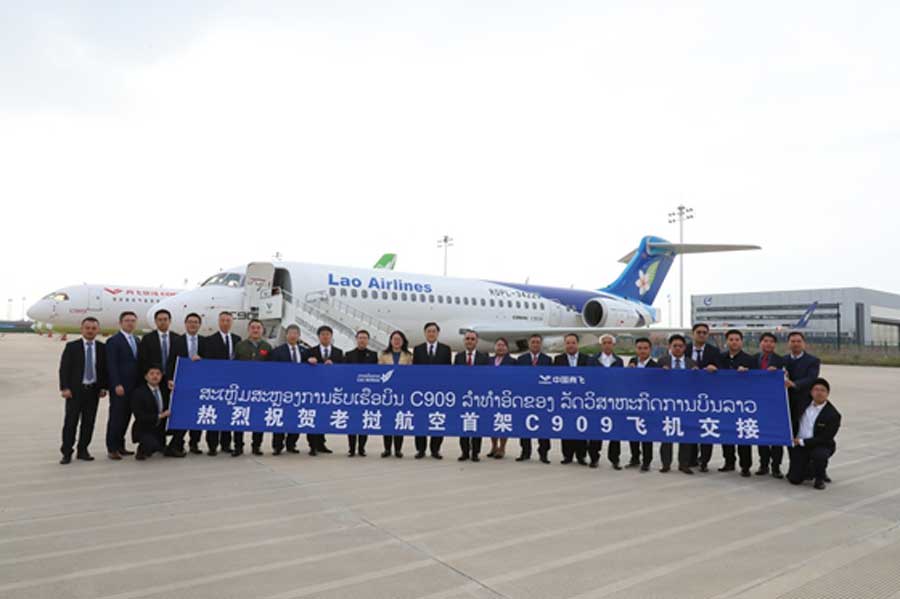 Laos Airlines Introduces C909 Model Aircraft for the First Time