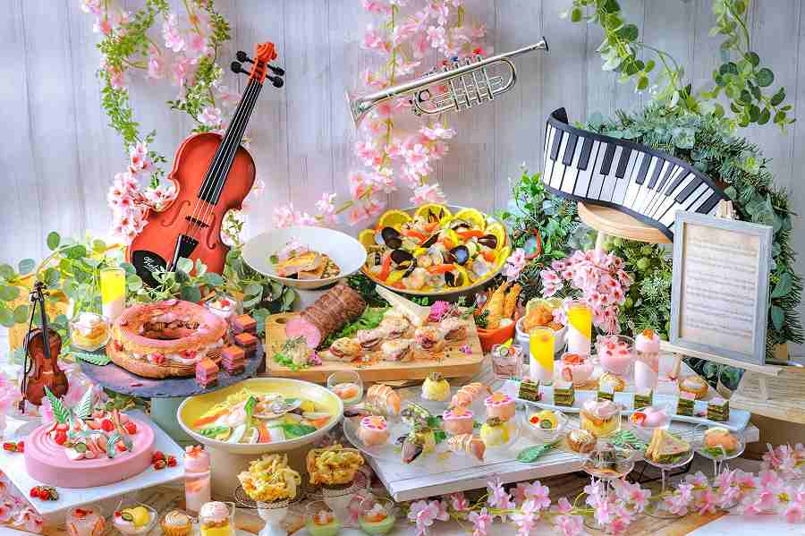 ANAクラウンプラザホテル千歳、GWスイーツ＆ランチブッフェ　桜のカルテット