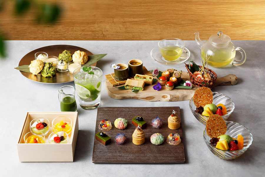 グランド ハイアット 福岡、八女茶 "KAISEKI" アフタヌーンティー