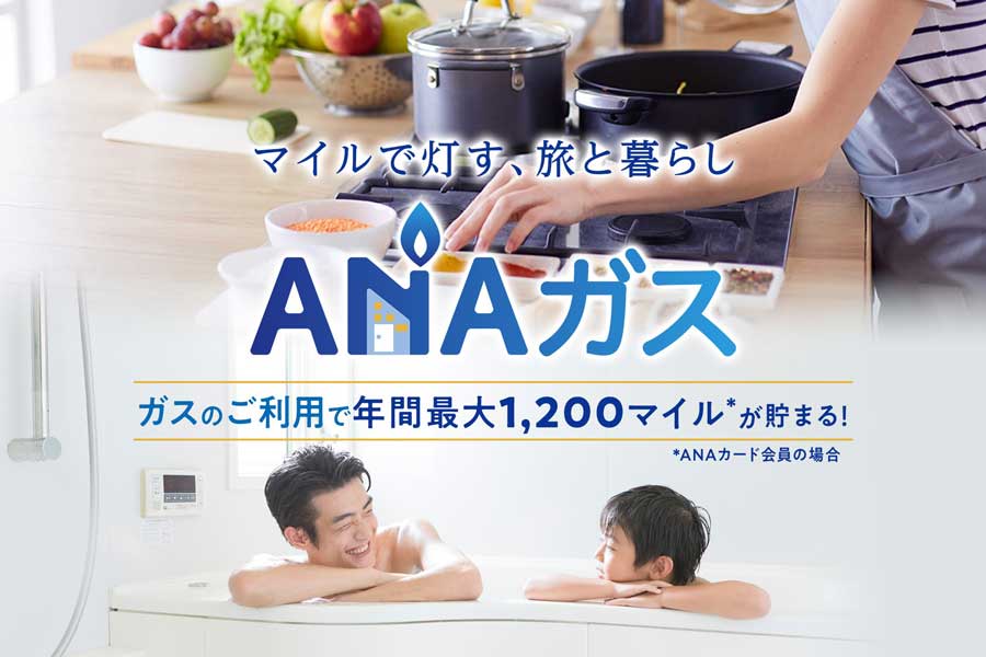 “ANA Gas” Service Launch: 6,000 Miles Annually with Electricity Set