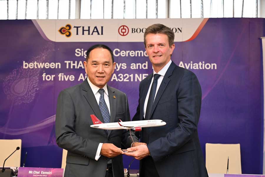 Thai Airways leases five Airbus A321neo from BOC Aviation
