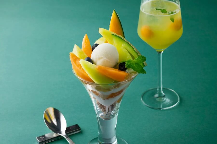 Tokyo Station Hotel Offers ‘Melon Parfait’ and ‘Melon Squash’