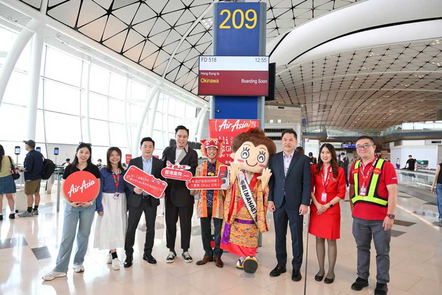 Thai AirAsia Launches Okinawa/Naha–Hong Kong–Bangkok/Don Mueang Route