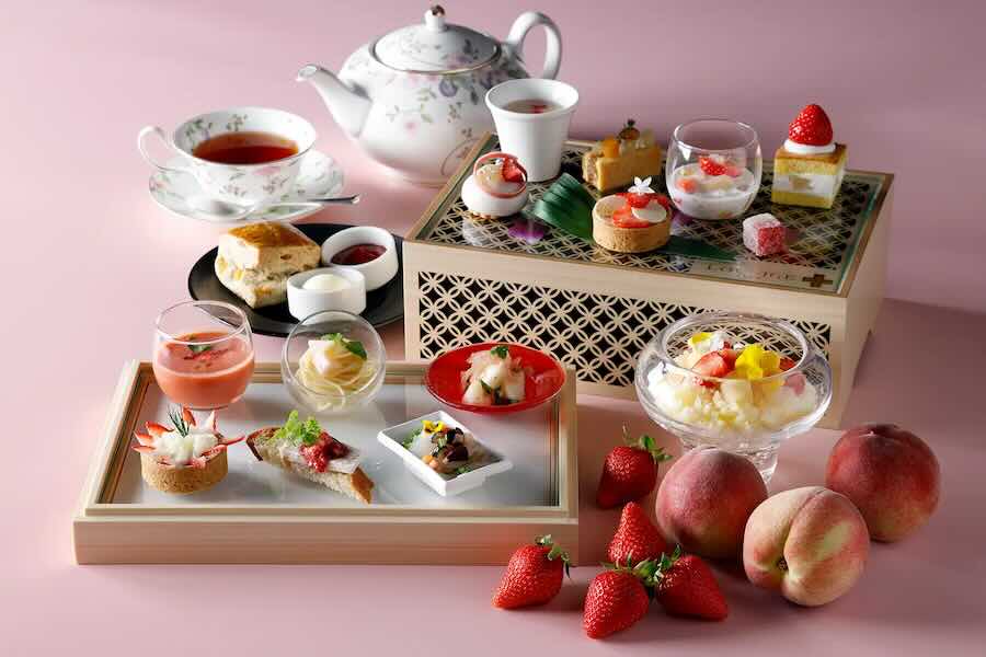Osaka Marriott Miyako Hotel Offers ‘Summer Strawberry and Peach Afternoon Tea’