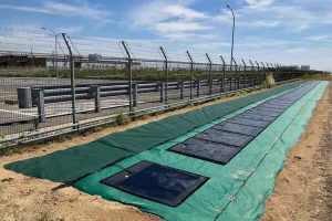 神戸空港　ペロブスカイト太陽電池