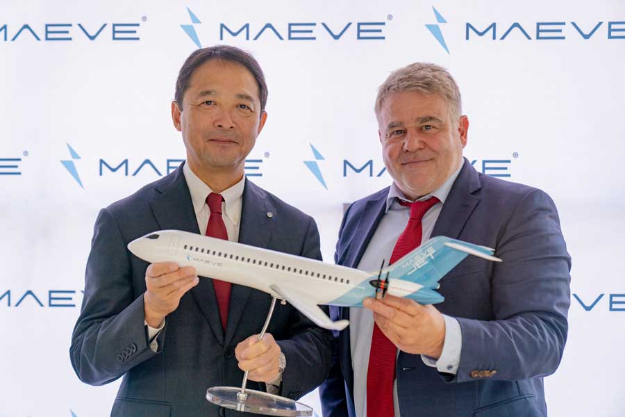 JAL Group and Maeve Collaborate on Developing the Electric Hybrid “MAEVE Jet”