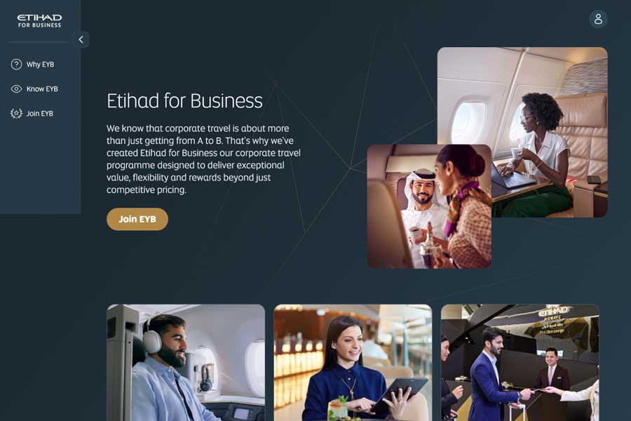 Etihad Airways Launches Corporate Portal ‘Etihad for Business’