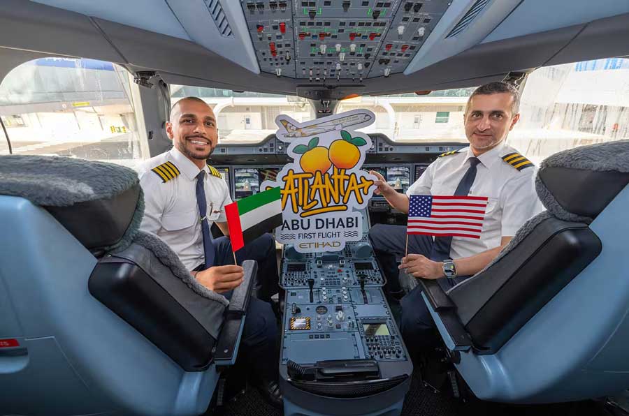 Etihad Airways to Launch Abu Dhabi to Atlanta Route with Four Weekly Flights Starting July 2