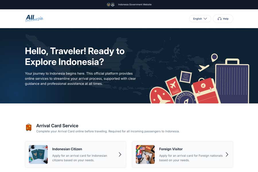 Indonesia to Launch ‘All Indonesia’ on Sept. 1, integrating health and customs declarations