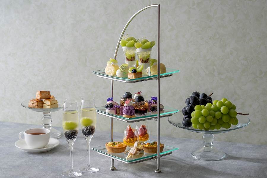 Yokohama Grand InterContinental (Japan) Offers Shine Muscat & Kyoho Afternoon Tea, Sept 16–Nov 30