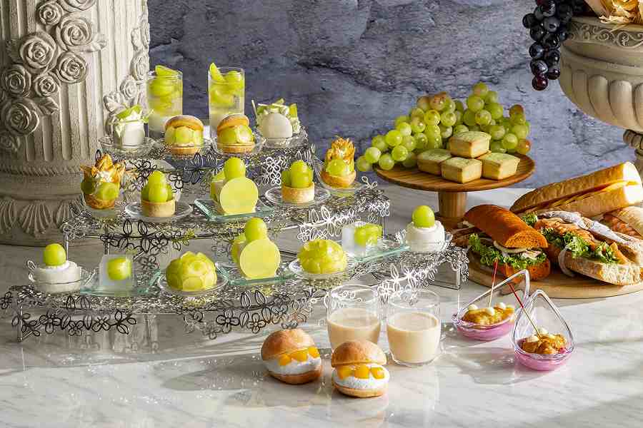 Hilton Tokyo Odaiba Offers Shine Muscat Afternoon Tea (Sep 1–Oct 14)