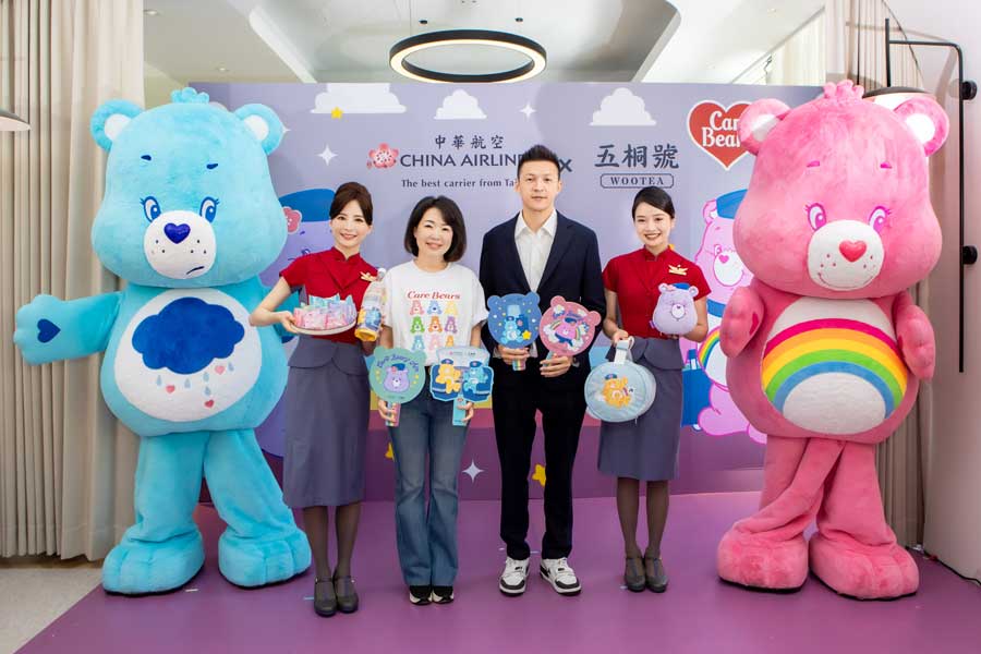 China Airlines unveils WooTEA and Care Bears in-flight treats, including Japan-bound services