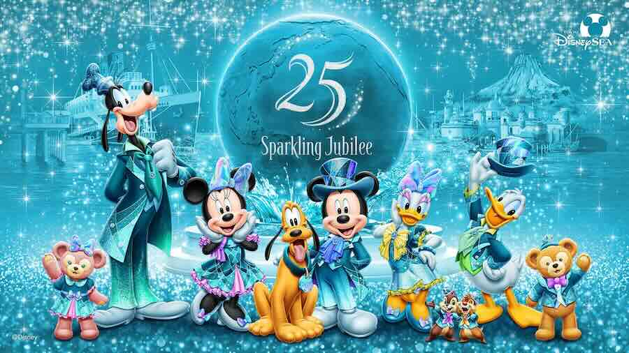 Tokyo DisneySea 25th Anniversary “Sparkling Jubilee” to Run Apr 15, 2026 to Mar 31, 2027 Tokyo DisneySea 25th Anniversary “Sparkling Jubilee” to Run Apr 15, 2026 to Mar 31, 2027