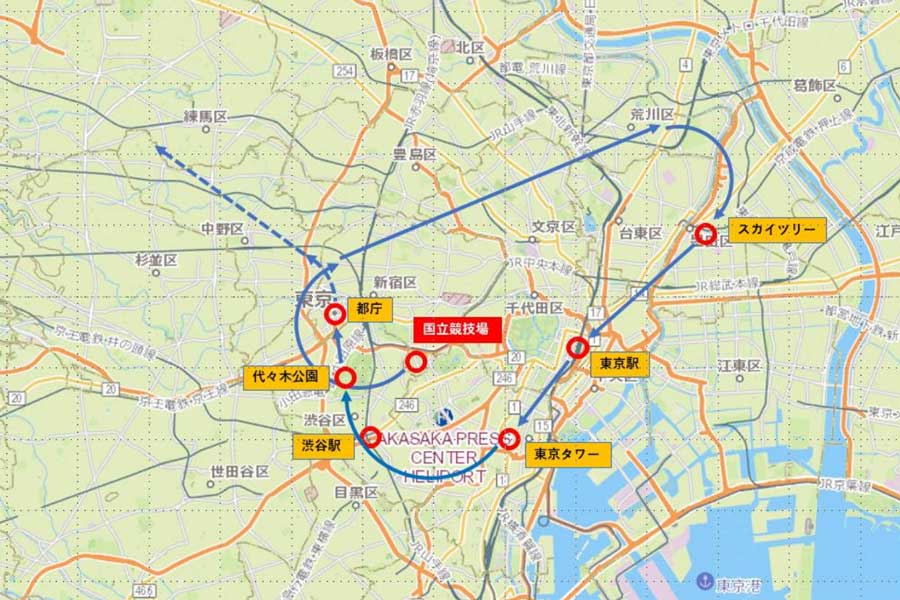 JASDF Blue Impulse Aerial Display in Tokyo on Sept 13 for World Athletics Tokyo 2025