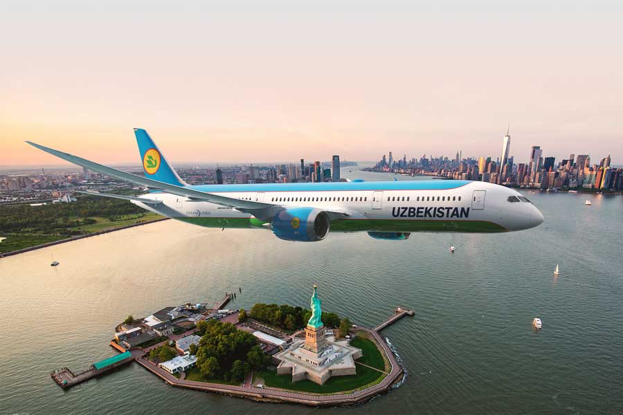 Uzbekistan Airways to Order up to 22 Boeing 787-9s