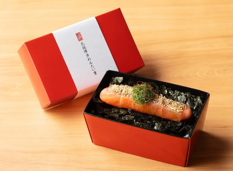 Ganso Hakata Mentaiju starts selling Mentaiju bento at Fukuoka Airport