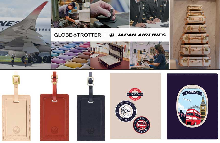 JAL x Globe-Trotter: Luggage Tag and Passport Sleeve for Miles in Japan