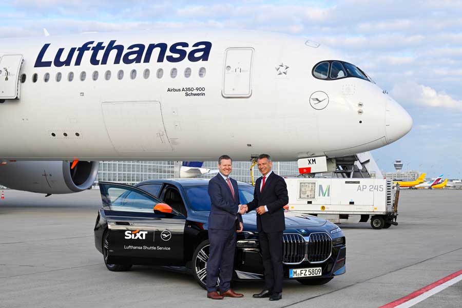 Lufthansa German Airlines and SIXT launch First Class limousine service in Frankfurt and Munich, Germany