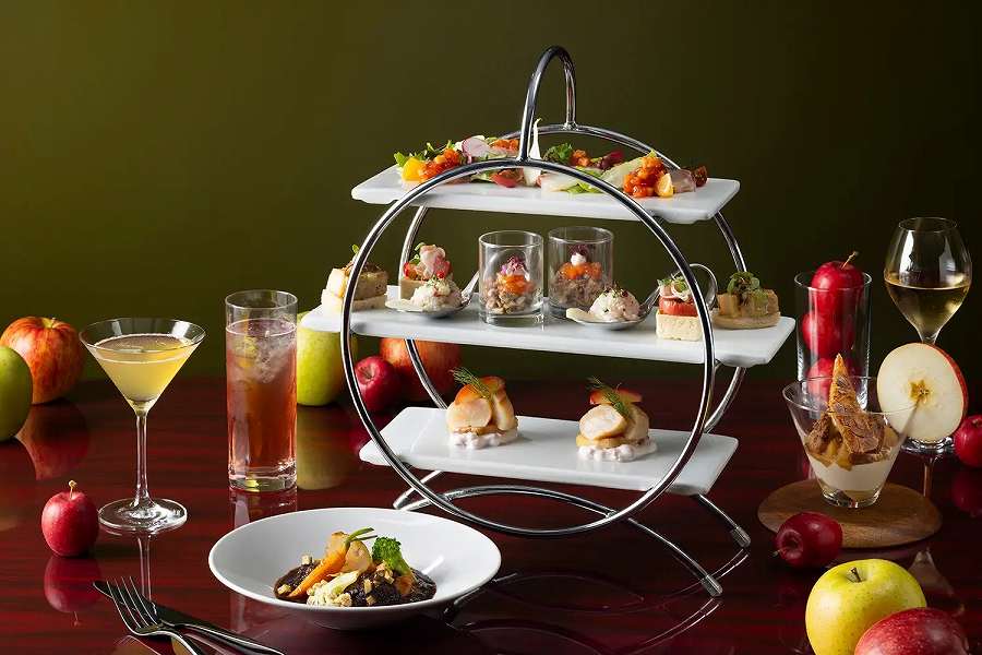 Courtyard by Marriott Shin-Osaka Station Offers Apple-Themed Winter High Tea “AMBROSIAL APPLE”