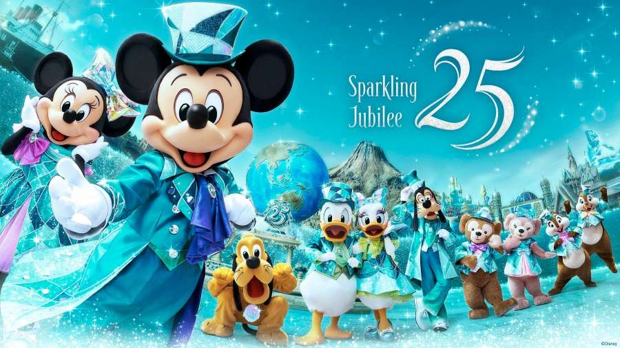 Tokyo DisneySea 25th Anniversary “Sparkling Jubilee” to Be Held from April 15 to March 31, 2027