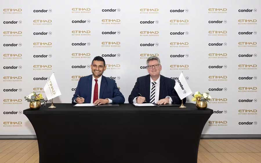 Etihad Airways and Condor Sign Strategic Partnership