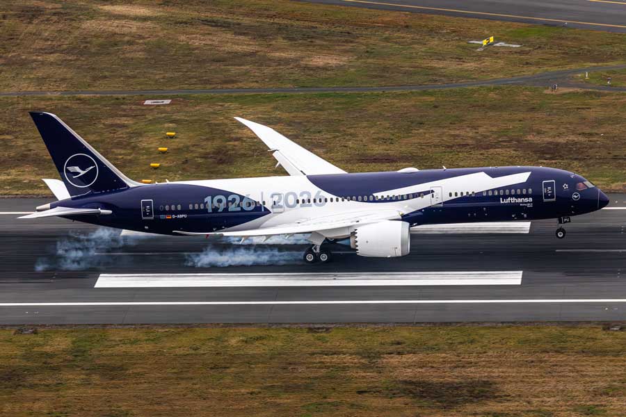 Lufthansa 100th anniversary commemorative aircraft