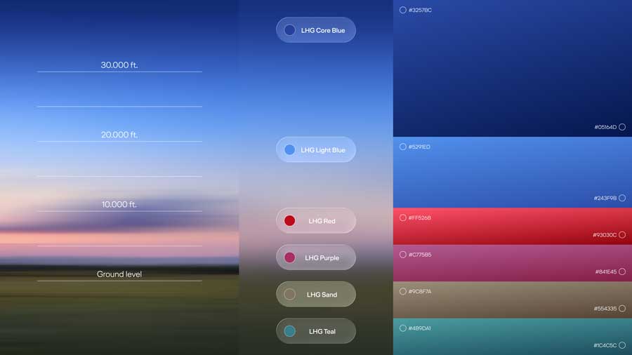 Lufthansa Group aircraft with new branding