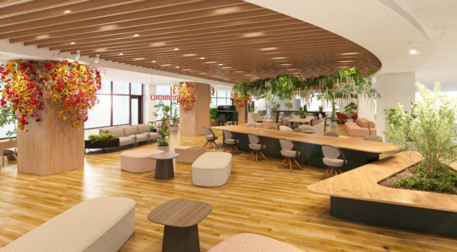 New Lounge Space in Restricted Area of Narita Airport Terminal 2