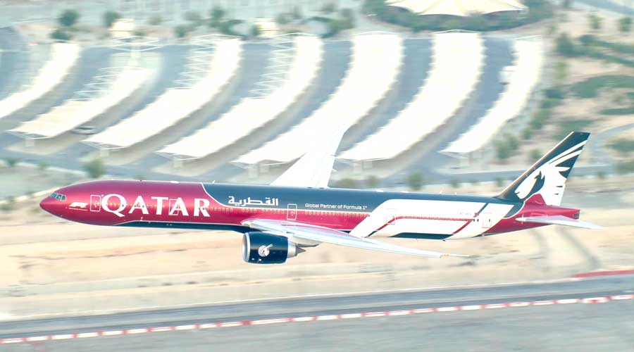 Qatar Airways Changes Plan to Deploy F1 Special Livery Boeing 777-300ER on Tokyo Narita–Doha Route