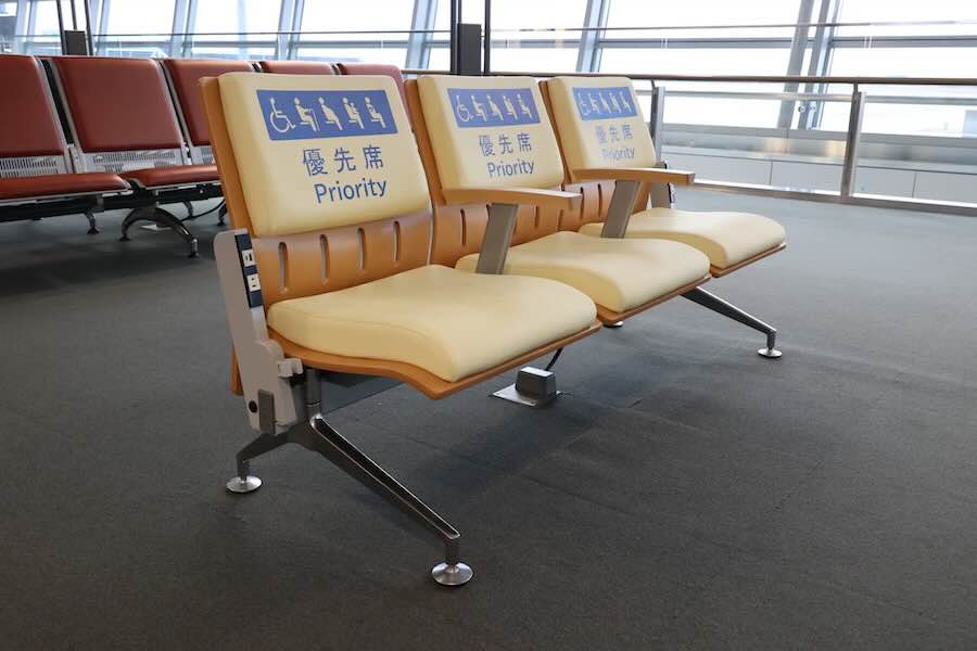 Chubu Centrair Airport Introduces New Priority Seats in Terminal 1 Waiting Areas