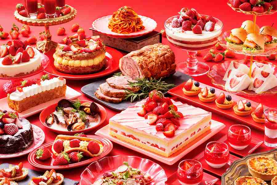 Rihga Royal Hotel Osaka Strawberry Buffet from January 15 to March 11, 2026