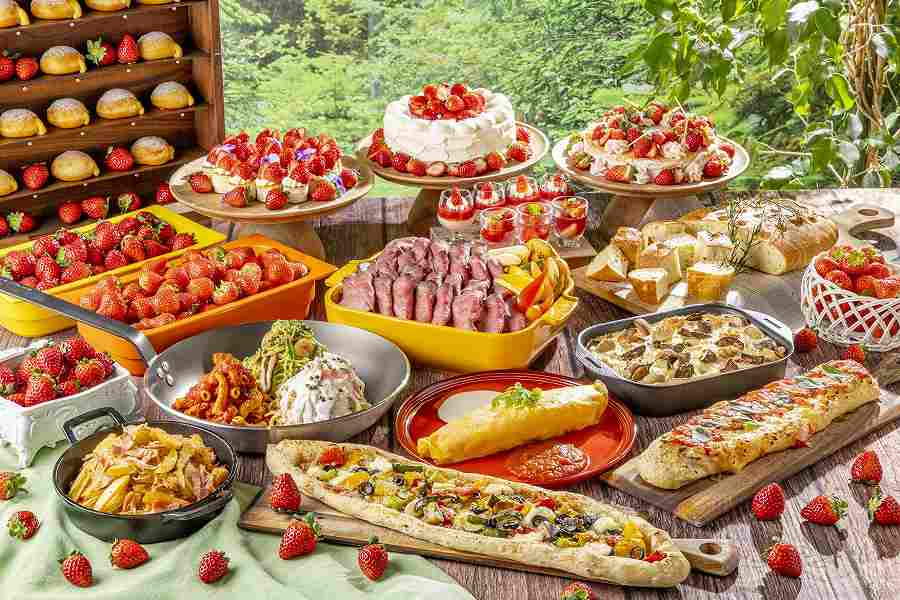 インターナショナルガーデンホテル成田、旬のいちごと生パスタを楽しむイタリアンビュッフェ