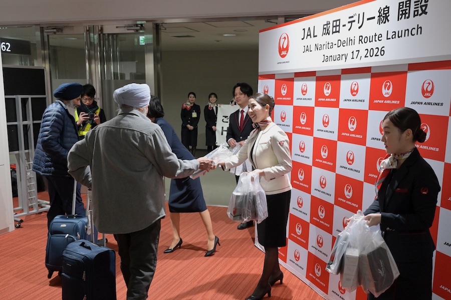 JAL Launches Tokyo/Narita–Delhi Route, Strengthening Connections Between Japan, India and North America