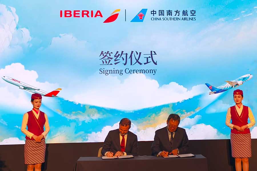 Iberia and China Southern Airlines Launch Codeshare Agreement