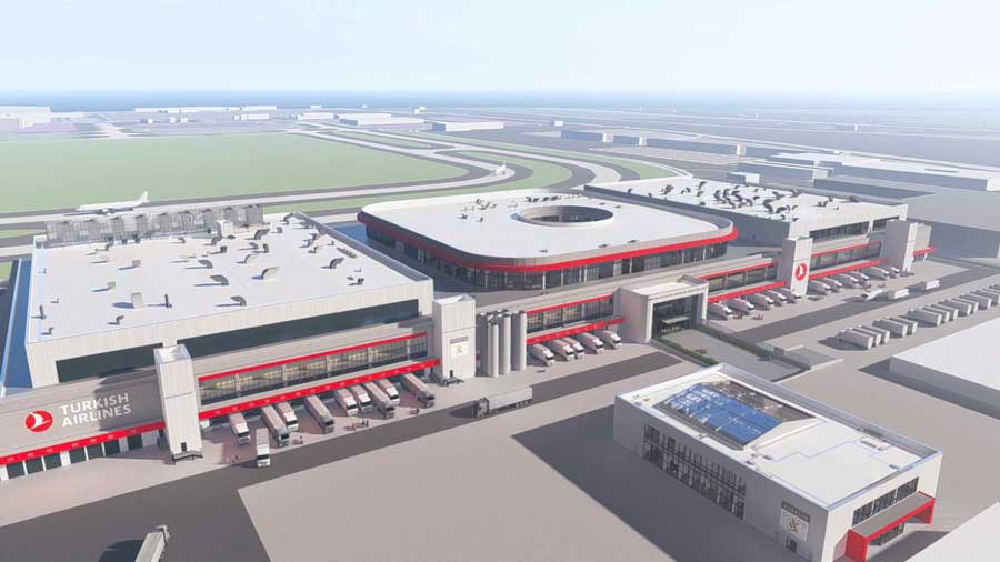 Turkish Airlines Begins Construction of Eight New Facilities Around Istanbul Airport