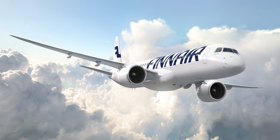 Finnair Places Firm Order for 18 Embraer E195-E2 Aircraft Finnair Places Firm Order for 18 Embraer E195-E2 Aircraft