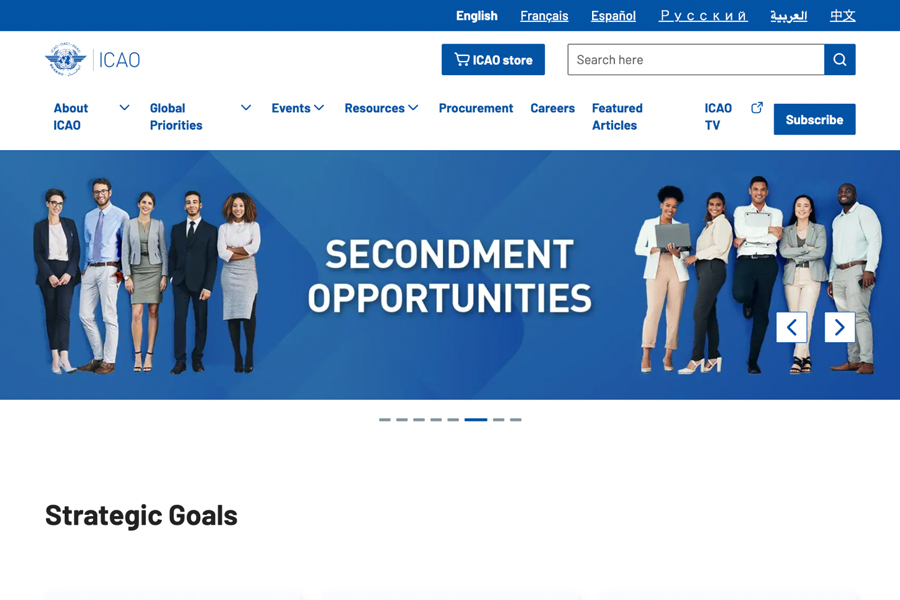 国際民間航空機関（ICAO）