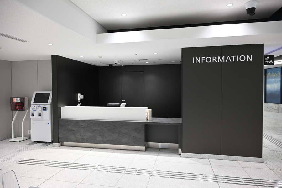 Ticket counter area at Bus Terminal Tokyo Yaesu