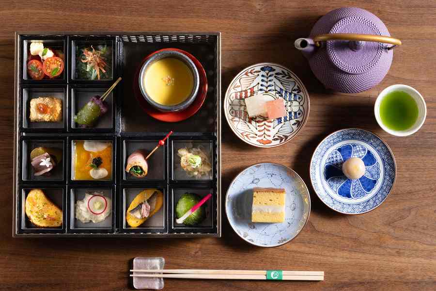 翠嵐 ラグジュアリーコレクションホテル 京都、和のアフタヌーンティー